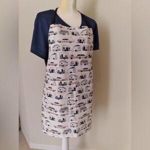 Hand made Camper Print Apron